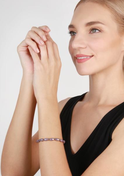 purple - Petit Glamour d'Afrique - Konplott bracelet